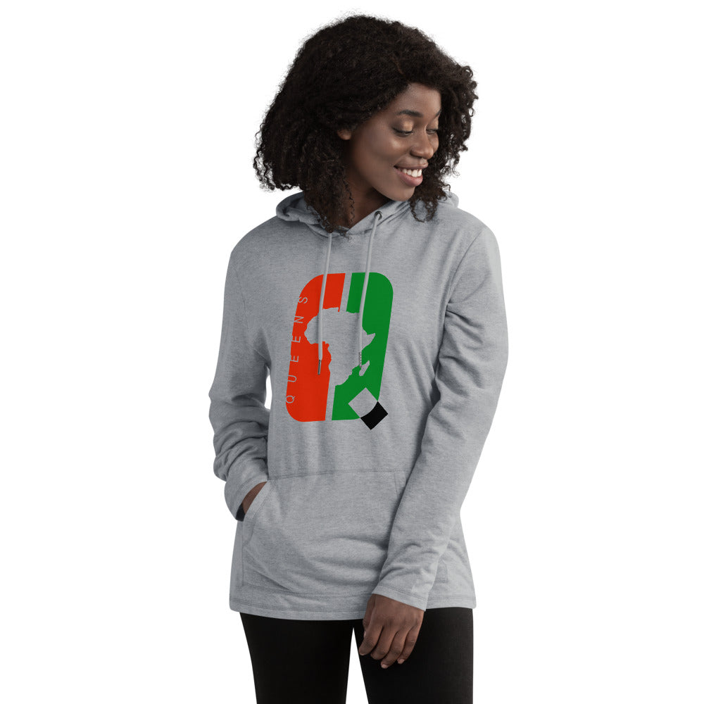 Queens Unisex Lightweight Hoodie